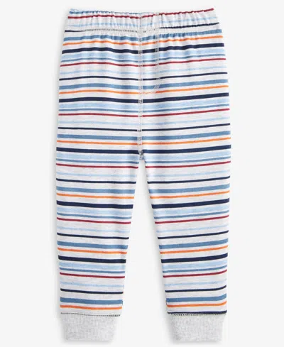 First Impressions Baby Boys Striped Jogger Pants, Exclusively At Macy's In Multi