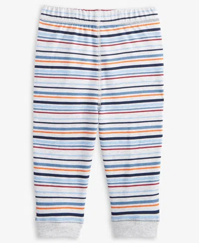 First Impressions Baby Boys Striped Jogger Pants, Exclusively At Macy's In Multi