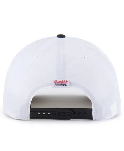 47 Brand Men's White/black Jimmie Johnson Lowe's Rope Hitch Adjustable Hat In Black