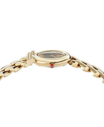 Ferragamo Gancini Twisted Chain Watch In Gold
