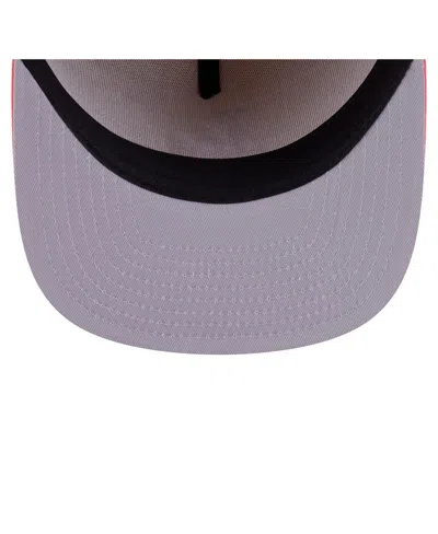 New Era Men's Light Beige/coral Los Angeles Dodgers Two-tone Color Pack A-frame 59fifty Fitted Hat In Brown