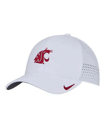 Nike Men's White Washington State Cougars 2025 On-field Club Performance Adjustable Hat In White