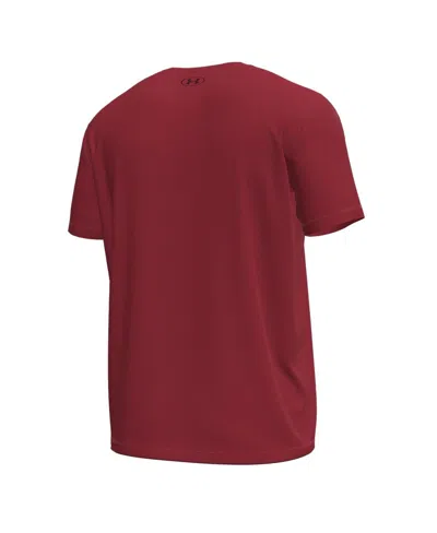 Under Armour Men's Garnet South Carolina Gamecocks Stack Stretch Performance T-shirt In Brown