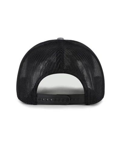 47 Brand Men's Heather Charcoal Philadelphia Eagles Carbon Rope Trucker Adjustable Hat In Gray