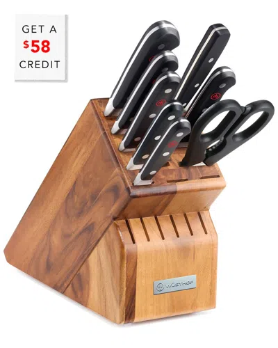 Wusthof Classic 9pc Knife Block Set In Multi
