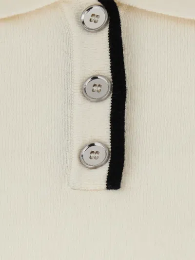 Pinko Pull Polo In Neutral