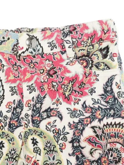 Etro Floral-print Trousers In Multi