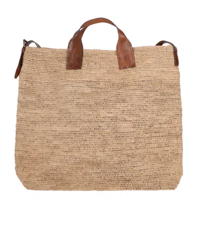 Ibeliv Onja Medium Double Handle Bag In Brown