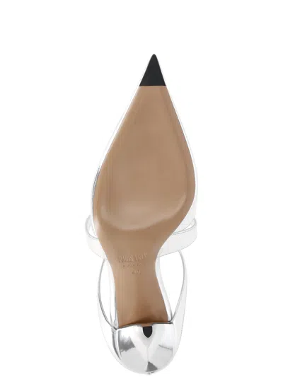 Paris Texas Silver Laila Mule Shoes In Silver