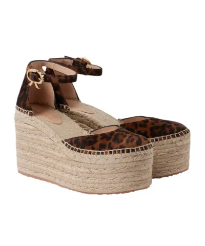 Gianvito Rossi Platform Sandals In Brown