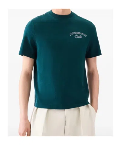 Jacquemus Le T-shirt Club Cotton T-shirt In Green