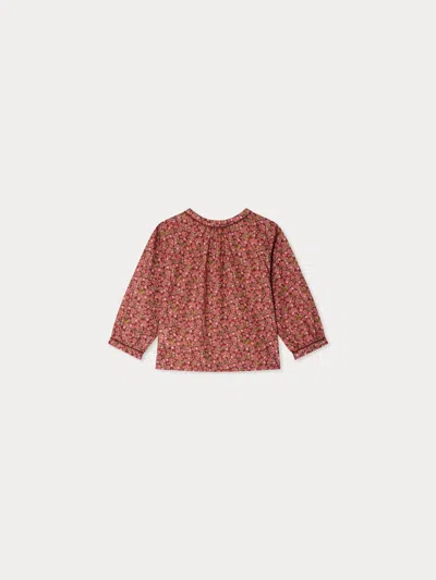 Bonpoint Round Neck Long-sleeved Top In Pink