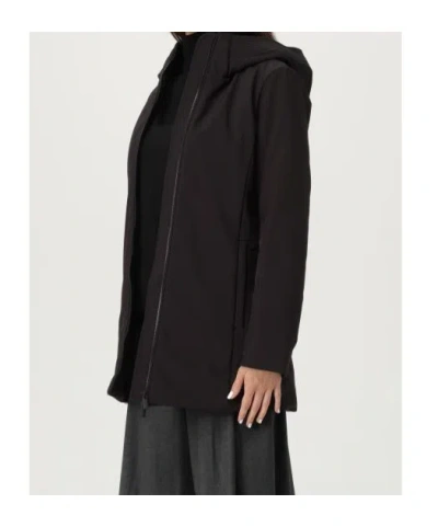 Woolrich Firth Parka In Tech Softshell In Black