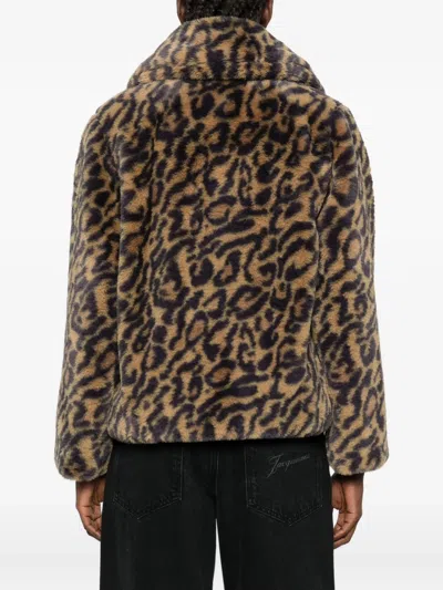 Apc A.p.c. Leopard-print Faux Fur Johanna Coat A.p.c. In Animal Print