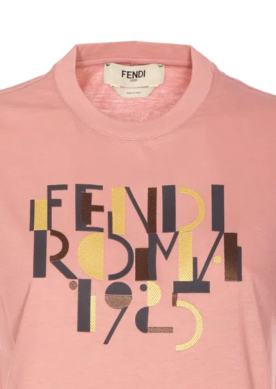 Fendi T-shirt In Multi