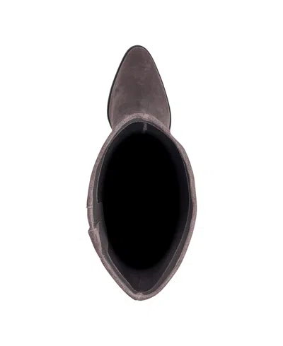 Marc Fisher Ltd Women's Lannie Tall Block Heel Boots In Brown