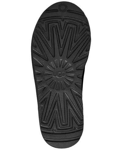 Ugg 40mm Tazz Shearling Platform Loafers In Black