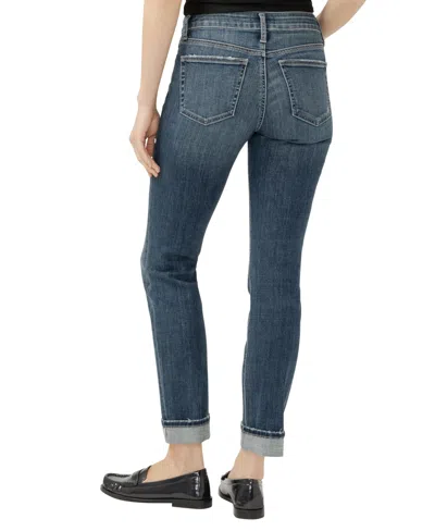 Silver Jeans Co. Women's Suki Mid Rise Curvy Fit Skinny Leg Jeans In Blue