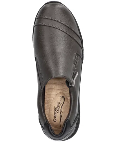 Easy Street Women's Karol Comfort Flats In Brown