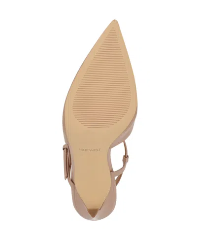 Nine West Women's Franka Ankle Strap Stiletto Pumps In Brown