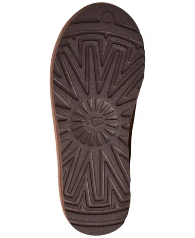 Ugg Low Slippers With Sheepskin Lining In Brown
