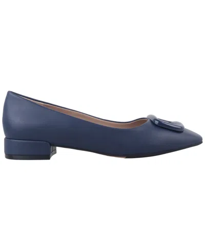 Giani Bernini Women's Borraa Snip Toe Dress Flats, Created For Macy's In Blue