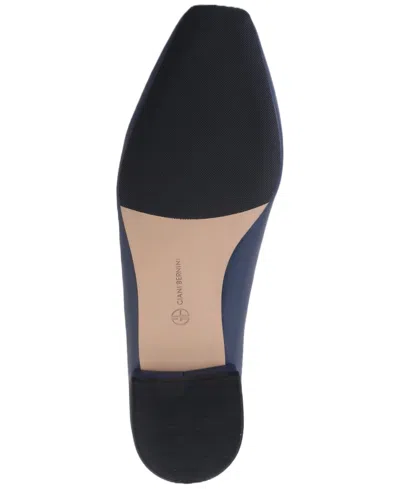 Giani Bernini Women's Borraa Snip Toe Dress Flats, Created For Macy's In Blue