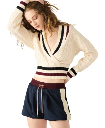 Steve Madden Daisy Drawstring Shorts In Multi