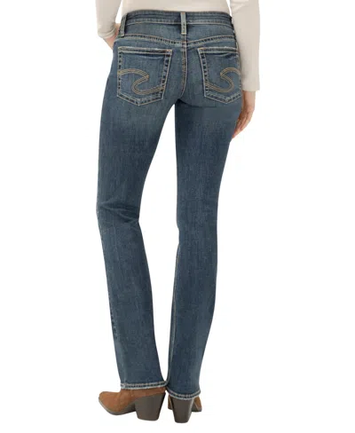 Silver Jeans Co. Women's Tuesday Low Rise Slim Bootcut Jeans In Blue