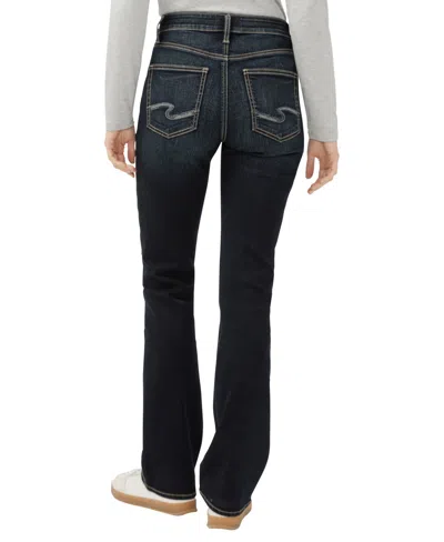 Silver Jeans Co. Women's Avery High Rise Curvy Fit Slim Bootcut Jeans In Blue