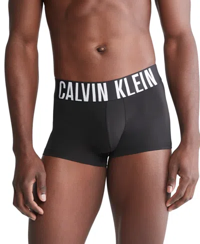 Calvin Klein Men's Intense Power Micro 3-pack Boxer Brief In Black / Grey Sky / Pompeian Red