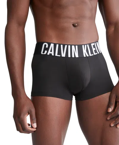 Calvin Klein Men's Intense Power Micro 3-pack Boxer Brief In Black / Grey Sky / Pompeian Red