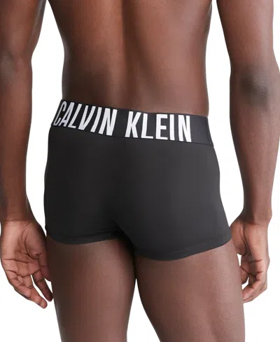 Calvin Klein Men's Intense Power Micro 3-pack Boxer Brief In Black / Grey Sky / Pompeian Red