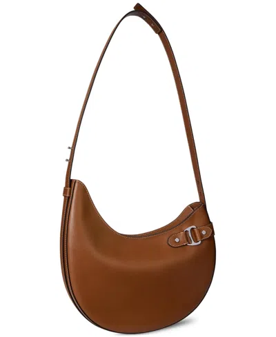 Ralph Lauren Tasha Large Shoulder Bag In Brown