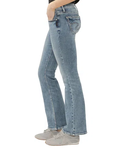Silver Jeans Co. Women's Suki Mid-rise Curvy Fit Bootcut Jeans In Blue