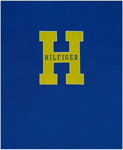 Tommy Hilfiger Big Boys S-xl Short Sleeve H Hilfiger T-shirt In Blue