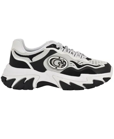 Guess Women's Nennzo Cat Claw Chunky Fashion Lace-up Sneakers In Black