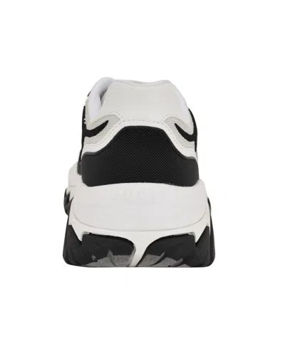 Guess Women's Nennzo Cat Claw Chunky Fashion Lace-up Sneakers In Black