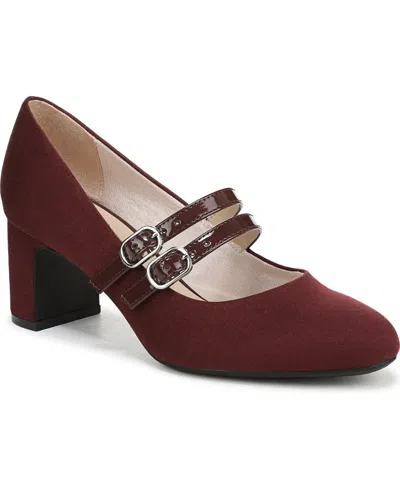 Lifestride Women's True Almond Toe Block Heel Mary Jane Pumps In Multi