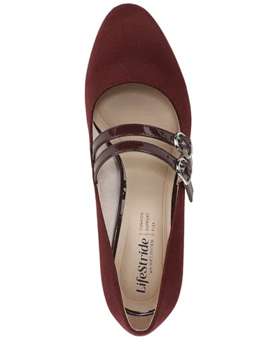 Lifestride Women's True Almond Toe Block Heel Mary Jane Pumps In Multi