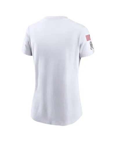 Nike Women's White Las Vegas Raiders 2024 Salute To Service Legend Performance T-shirt In White