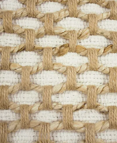 Boho Living Jada Jute 2-pc. Decorative Pillows Set, 18" X 18" In White