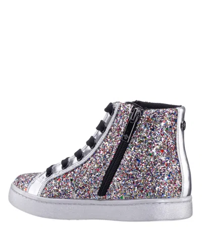 Nina Big Girls Glitter High Top Sneakers In Multi