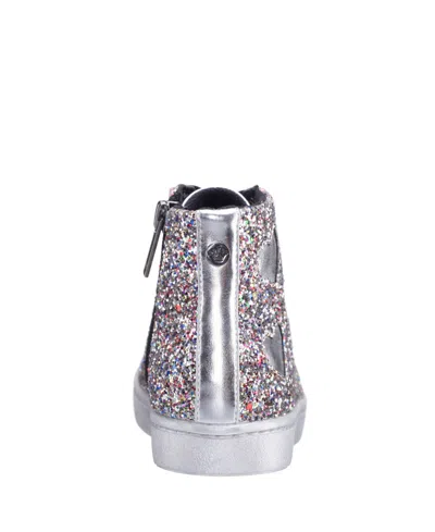 Nina Big Girls Glitter High Top Sneakers In Multi