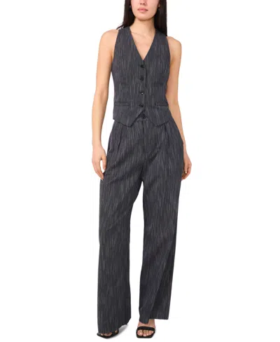 1.state Women's Button Detail Wide Leg Pants In Black