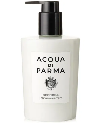 Acqua Di Parma Buongiorno Hand And Body Lotion 300ml In Transparent