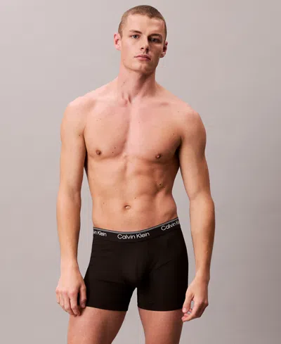 Calvin Klein Men's 3-pack Micro Stretch Boxer Briefs In Multi