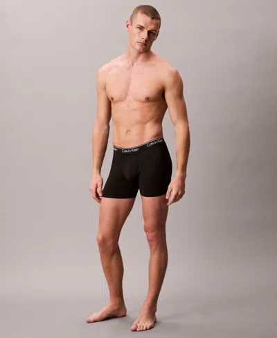 Calvin Klein Men's 3-pack Micro Stretch Boxer Briefs In Multi