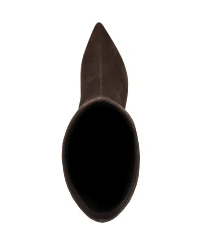Nine West Lorthey Pointed Toe Knee High Boot In Brown