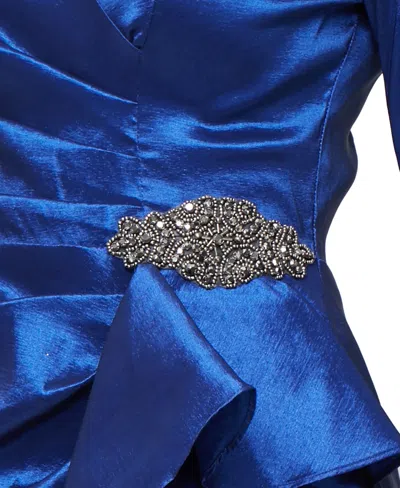 Alex Evenings 8166716 Short Mini Cocktail Dress In Blue